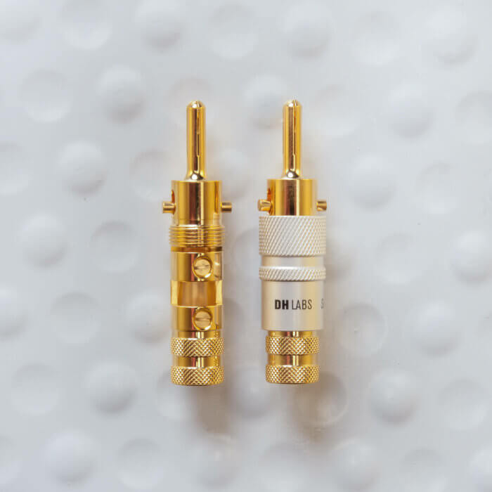 Locking Banana Plugs DH Labs Silver Sonic